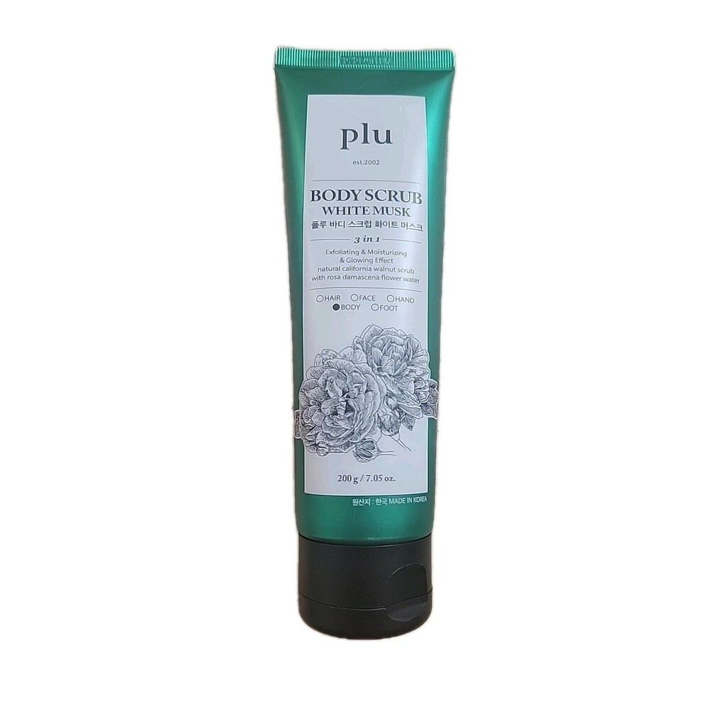 PLU Original Korean Walnut Body Scrub Polish - Rosemary Herb - Exfoliating